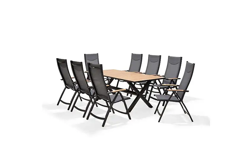 Utomhusmöbelgrupp Lifestyle Garden Panama 200 cm 8 pos. fotölj