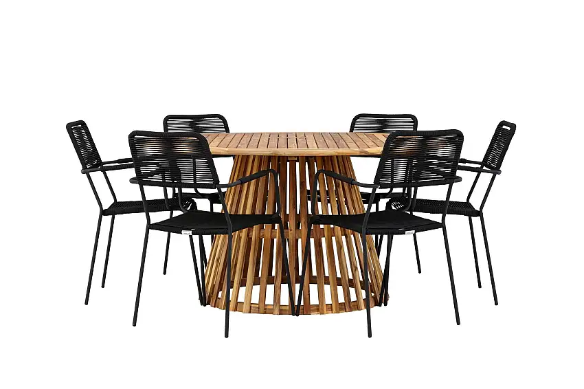 Tucumán Matgrupp Utomhus + 6 Utestolar