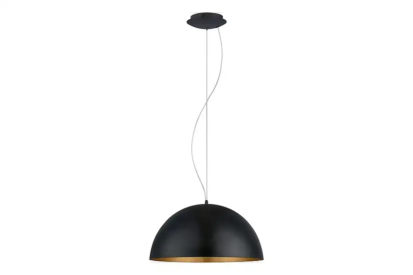 Eglo Takpendel Eglo Gaetano 1 Ø530 mm Svart, Guld Svart/Guld