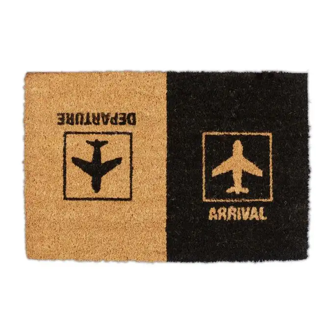 Dörrmatta kokosfiber ”Departure/Arrival”