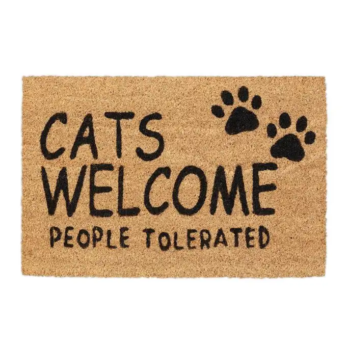Dörrmatta kokosfiber Cats Welcome