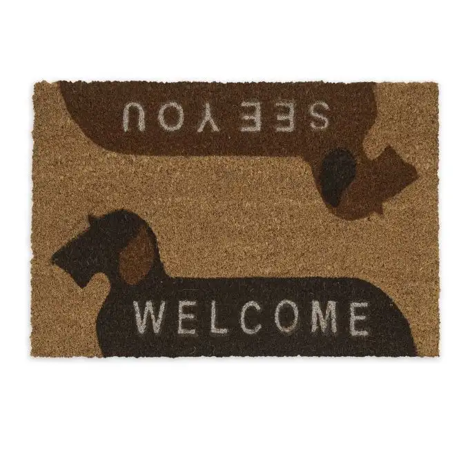 Dörrmatta kokosfiber ”Welcome/See You”