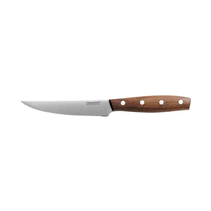 Tomatkniv/Grillkniv FiskarsNorr 12 cm - Tandad Kniv i Rostfritt Stål