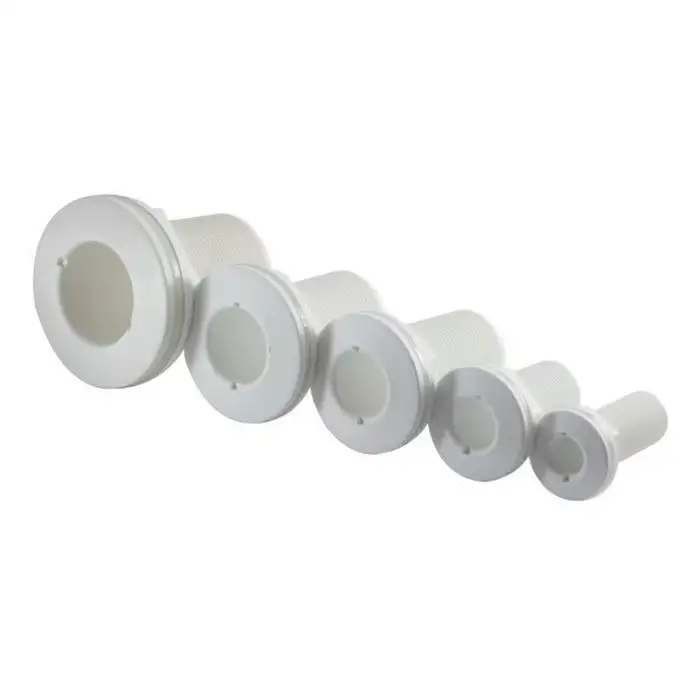 Bordgenomföring Tru-designVit, 1/2"