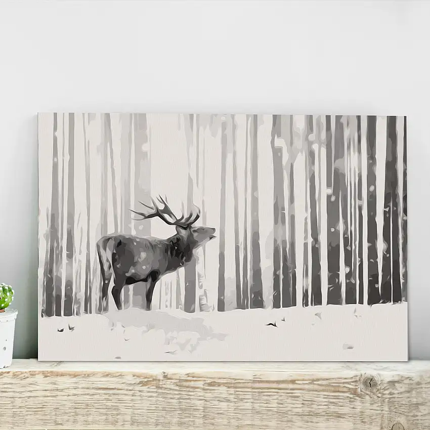 Gör-det-själv Målningar ArkiioDeer in the Snow