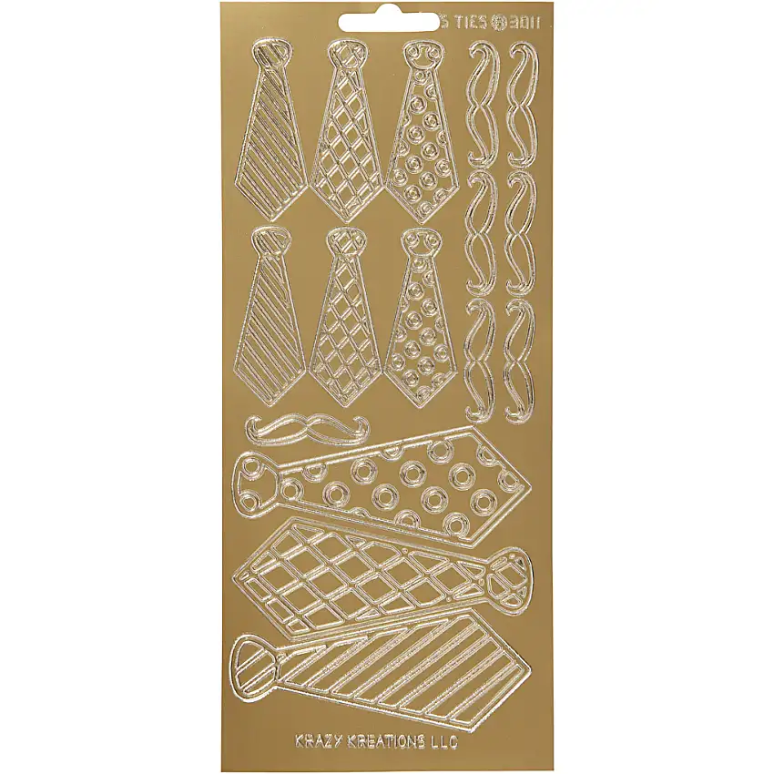 Stickers Creativ CompanySlips 10x23 cm 1 ArkGuld