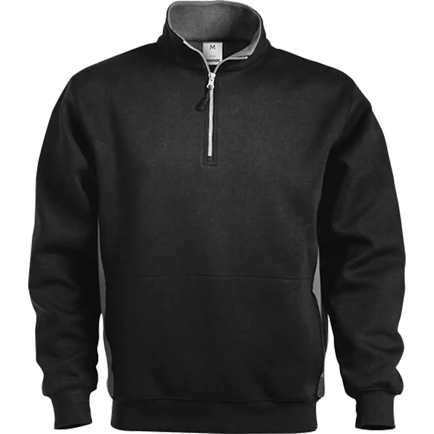 Sweatshirt FristadsKort ZIP 1705 DFFärg: Svart, Storlek: 2XL