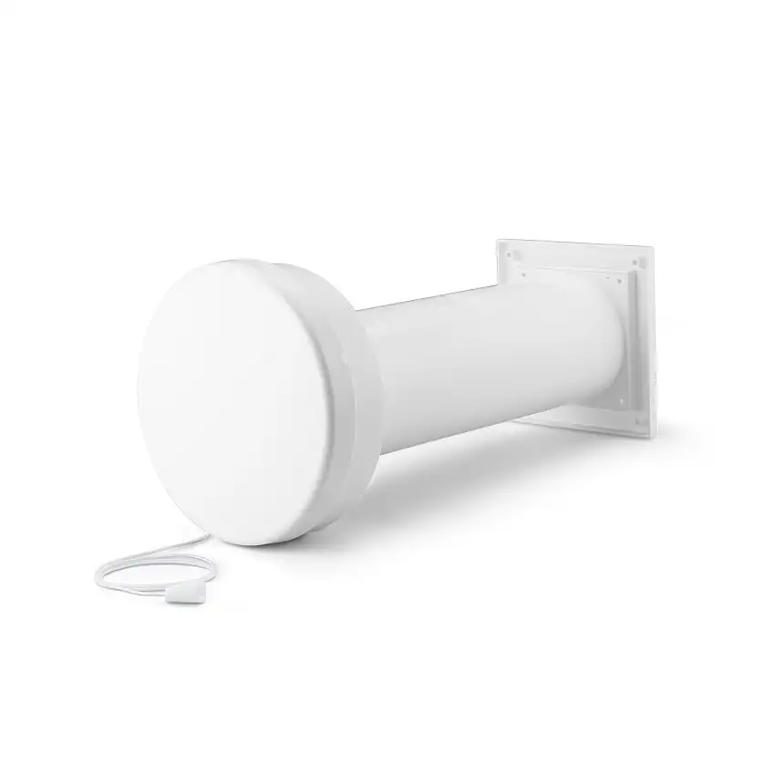 Väggventil FreshF100 D102 KP Tilluftsventil med Filter & Kondenseringsisolering