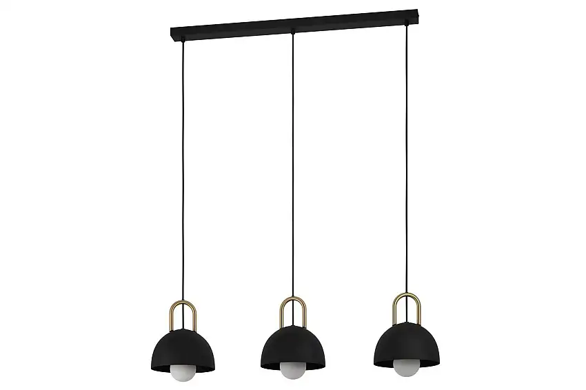 Eglo Takpendel Eglo Calmanera med 3 Lampor Svart, Mässing Svart/Mässing