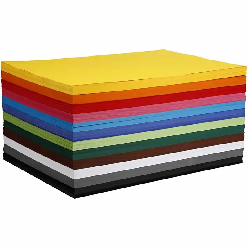 Kartong Creativ CompanyMixade Färger A2 420x600 mm 1 Förp120 st
