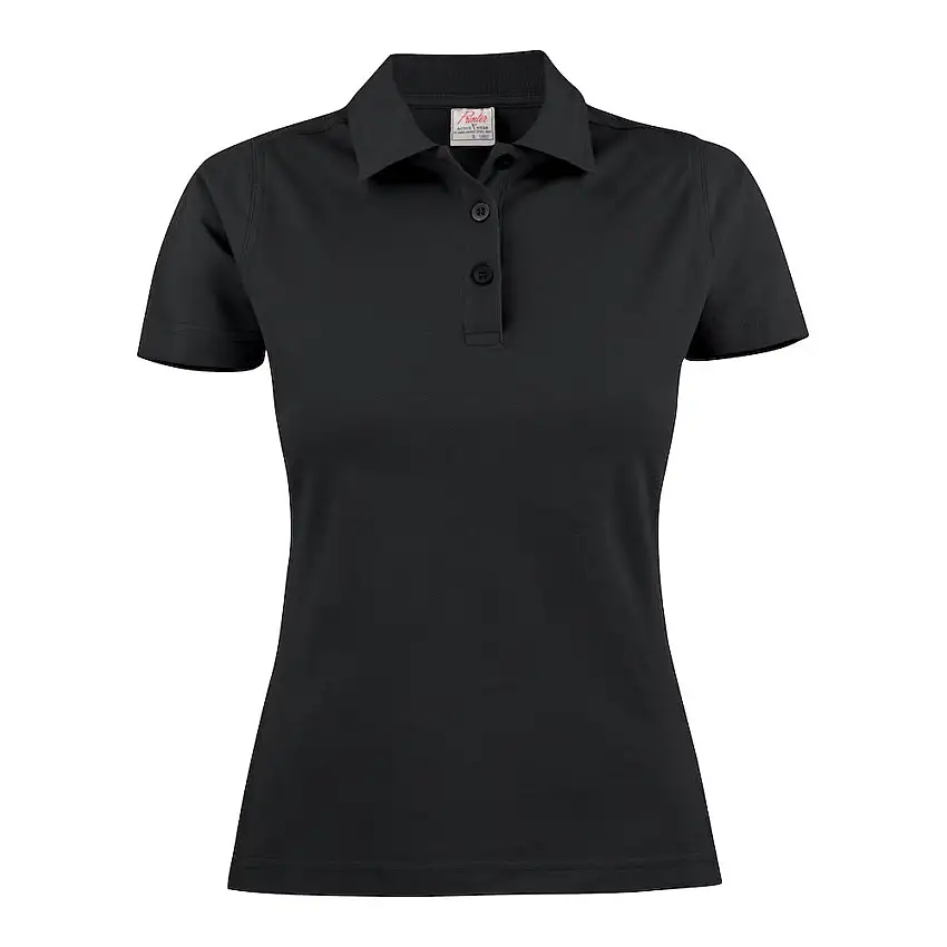 Piké PrinterSurf LadyStorlek: XS, Färg: Svart