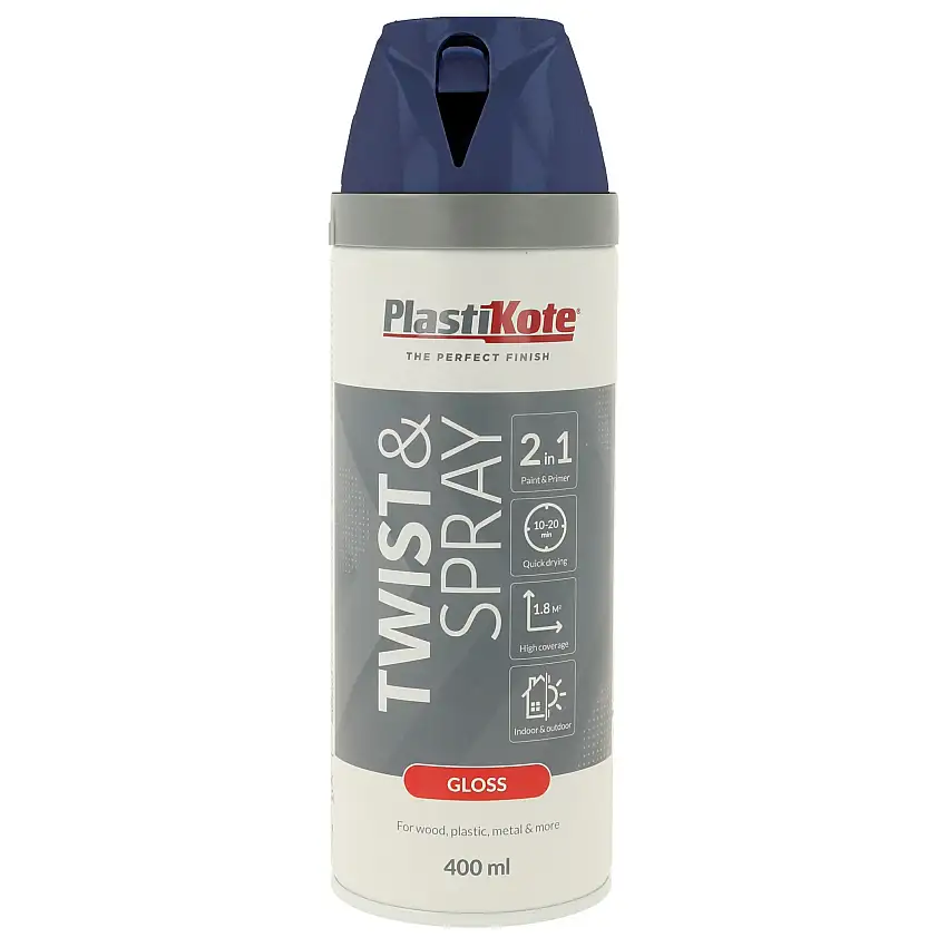 Sprayfärg Plasti-koteT&S Kungsblå Blank 400 ml