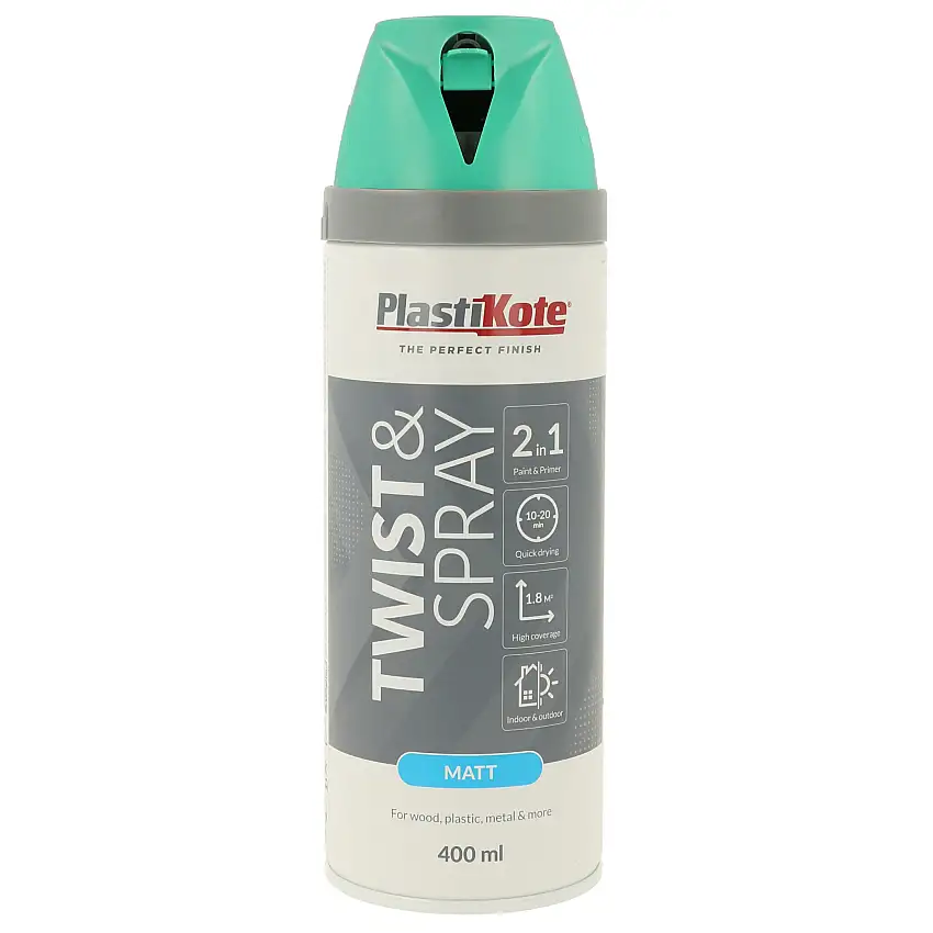 Sprayfärg Plasti-koteT&S Classic Teal Matt 400 ml