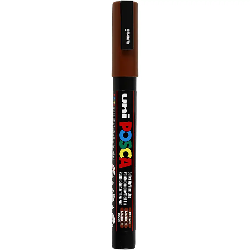 Märkpenna Creativ CompanyPosca Nr. Pc-3M Spets 0,9-1,3 mm 1 StBrun