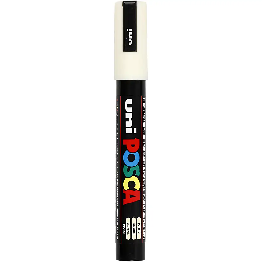 Märkpenna Creativ CompanyPosca Nr. Pc-5M Spets 2,5 mm 1 StElfenben
