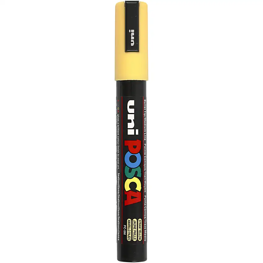 Märkpenna Creativ CompanyPosca Nr. Pc-5M Spets 2,5 mm 1 StStraw Yellow
