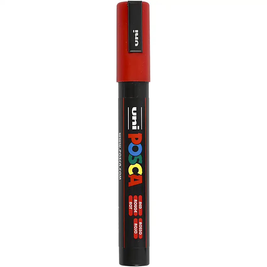 Märkpenna Creativ CompanyPosca Nr. Pc-5M Spets 2,5 mm 1 StRöd