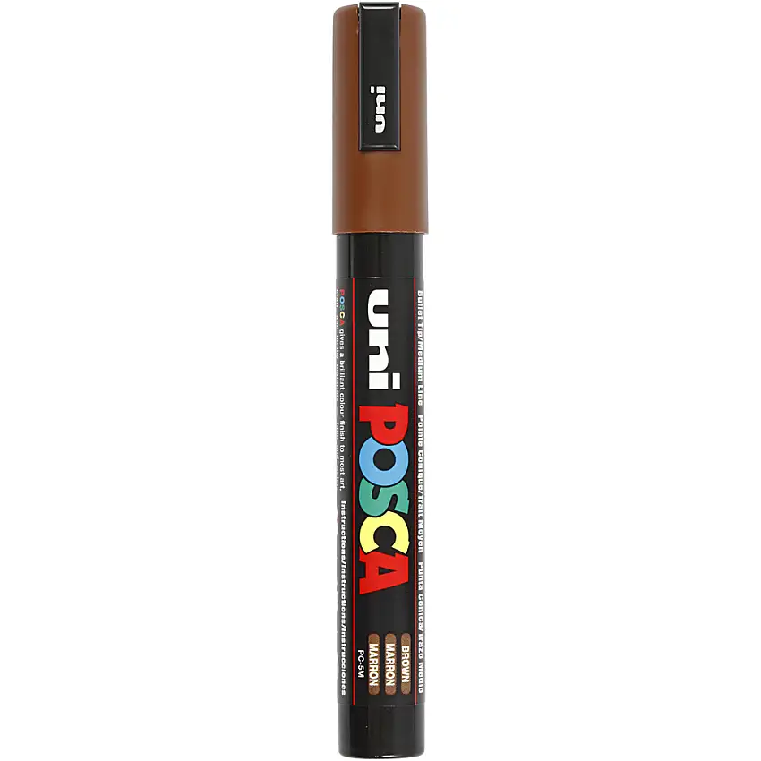Märkpenna Creativ CompanyPosca Nr. Pc-5M Spets 2,5 mm 1 StBrun