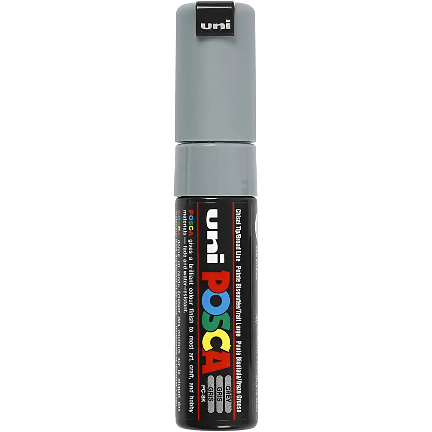 Märkpenna Creativ CompanyPosca Nr. PC-8K Spets 8 mm 1 StGrå