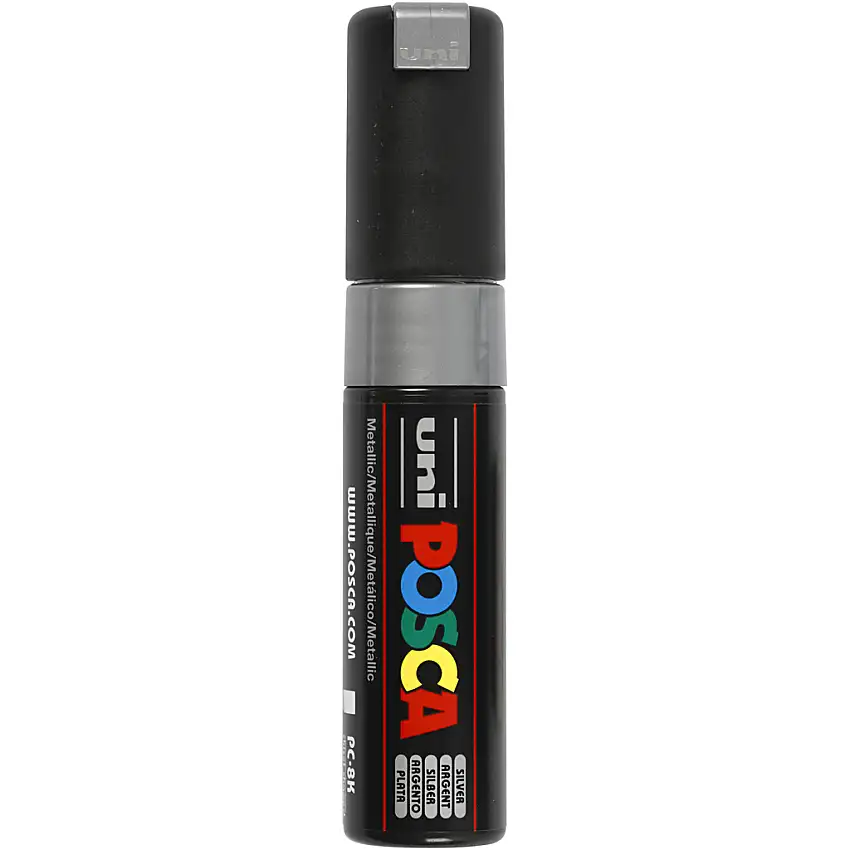 Märkpenna Creativ CompanyPosca Nr. PC-8K Spets 8 mm 1 StSilver