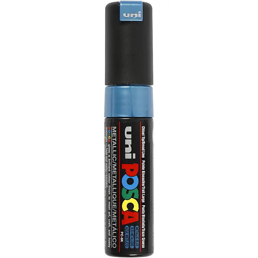 Märkpenna Creativ CompanyPosca Nr. PC-8K Spets 8 mm 1 StMetallic Blå