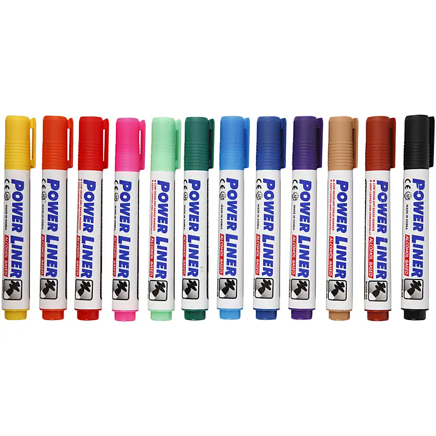 Whiteboardmarker Creativ CompanyMixade Färger 12 St/1 Förp