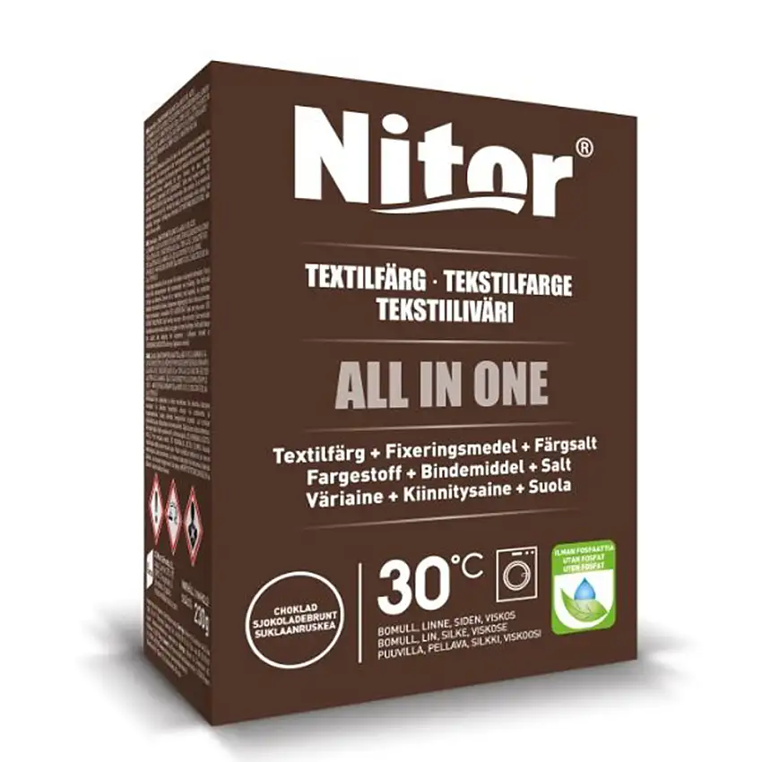TextilfärgNitor All In One MaxiFärg: Choklad