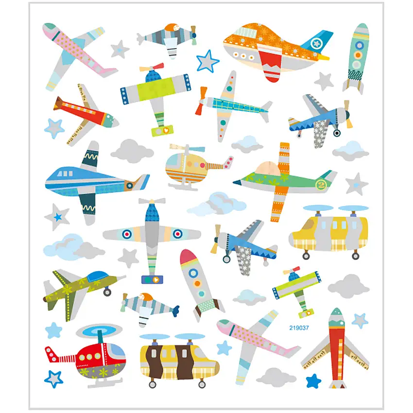 Stickers Creativ CompanyFlygplan och Helikopter