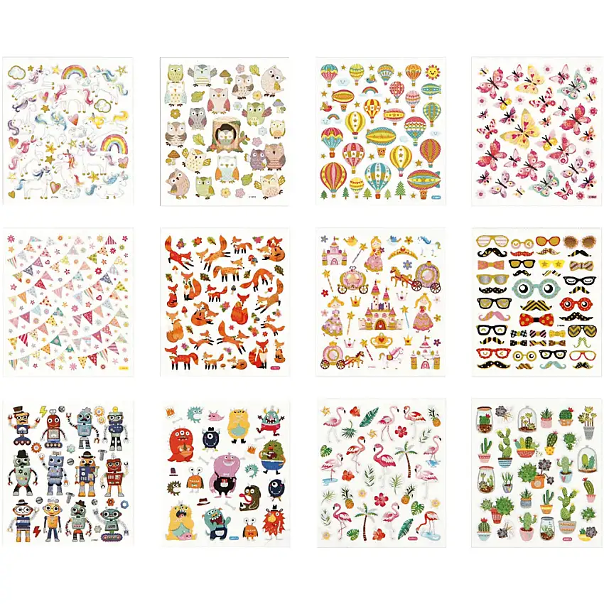 Stickershäfte Creativ CompanyHelår 15x16,5 cm 12 Ark/ 1 St