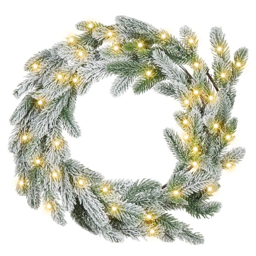 Snöig Julkrans Albini