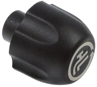 Vred ø 45mm svart Vatten Axel ø 8mm