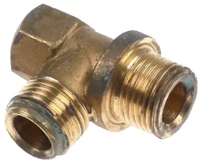 T-stycke Gänga 1/4" Mässing ID ø 122mm L 50mm