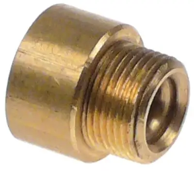 Ändlock Gänga M14x1 Mässing L 18mm SW 8