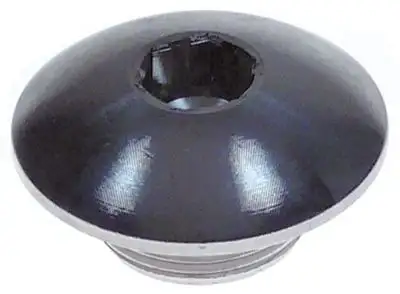 Ändlock Gänga M18x1 Förkromad mässing L 15mm SW 8