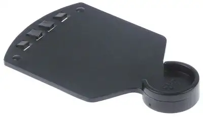 Lås Plast L 88mm B 54mm Tjocklek 25mm