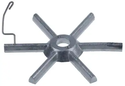 Stjärna Gänga M3 ø 108mm H 52mm Hål ø 12mm