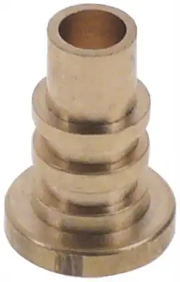 Hylsa Mässing ID ø 6mm H 215mm D1 ø 78mm D2 ø 15mm
