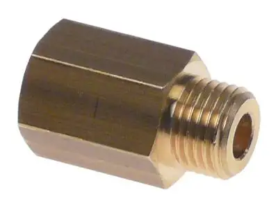 Munstycke Gänga 1/4" L 30mm Hål ø 7mm SW 17
