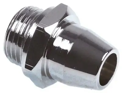 Ändkoppling Gänga 1/2" Förkromad mässing L 36mm