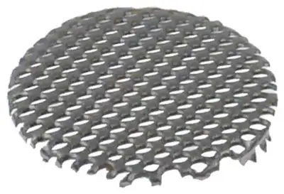Finfilter ø 9mm platt