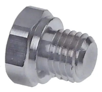Ändlock Gänga M12x1,5 Förkromad mässing L 18mm