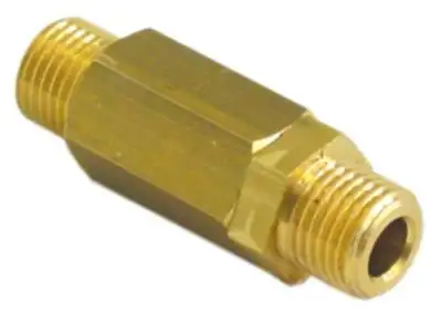 Backventil L 50mm Ingång 1/4" Utgång 1/4"
