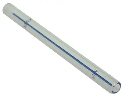 Vätskenivårör ø 11mm ID ø 8mm H 150mm