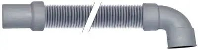 Avloppsslang DN24 L 2000mm rak, inre ø 32mm