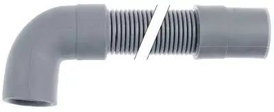 Avloppsslang DN19 L 1000mm rak, inre ø 21mm