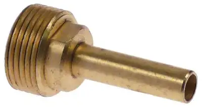 Anslutning Gänga 3/4" Mässing Slang ø 10mm kort