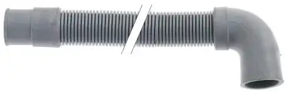 Avloppsslang DN19 L 1900mm rak, inre ø 19mm