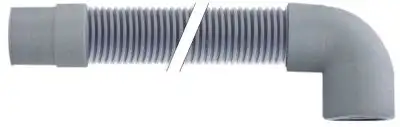 Avloppsslang DN24 L 1500mm rak, inre ø 24mm