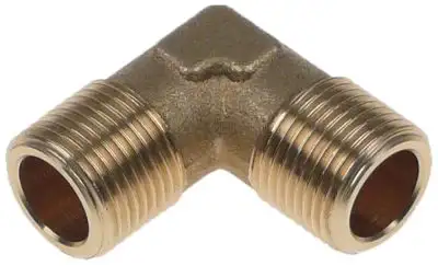 Vinkelstycke Mässing L 34mm G1: 3/8" G2: 3/8"