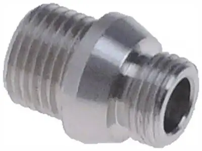 Dubbelnipplar Gänga 1/8" ø 12mm ID ø 5mm L 16mm